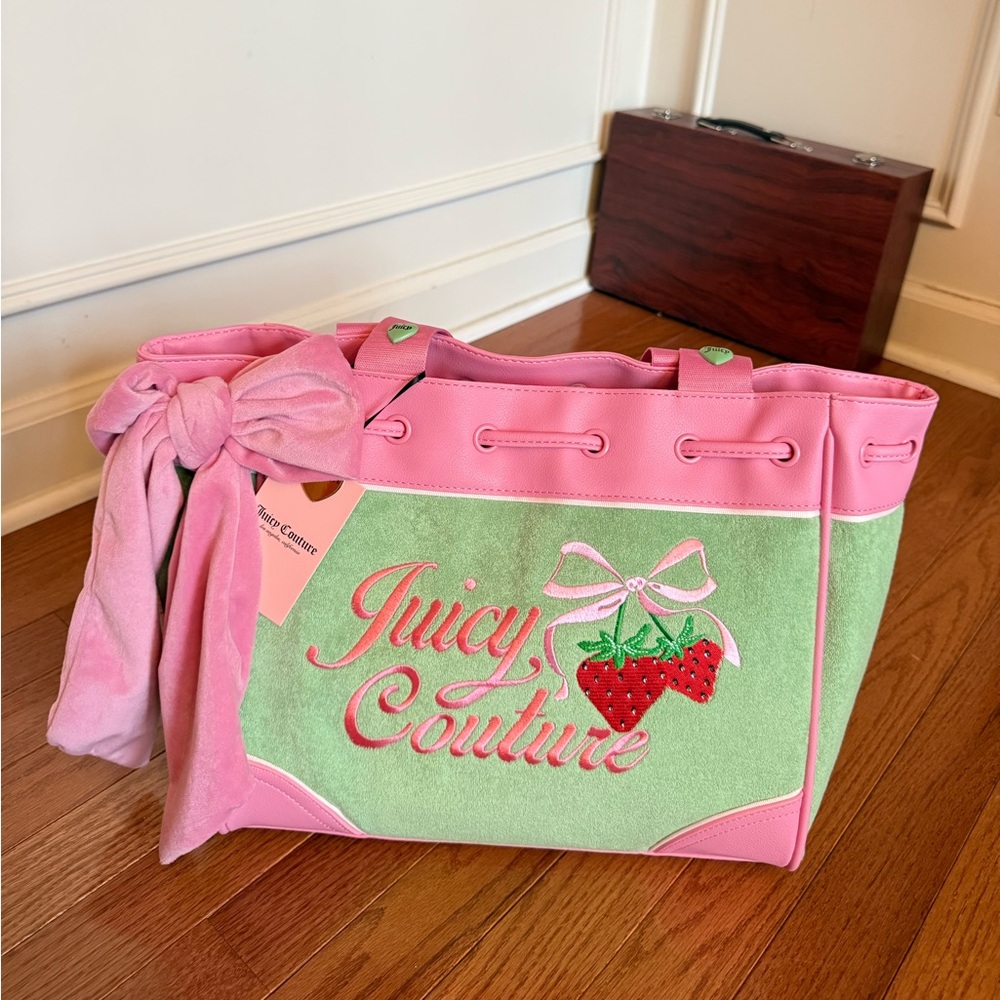 Juicy Couture Pink and Green Women's Bag Daydreamer - Picture 3 of 4